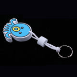 Maxbell Yacht Sailing Boating Floating Key Ring Keyring Key Chain Octopus Blue