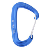 Maxbell Aluminum Wire Gate Hammock Safety Carabiner D Type Keychain Buckle Blue