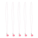Max 5 Pieces Children Baby Tooth Saver Box with String Gift Keepsake Pink