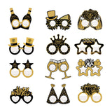 Maxbell 12Pcs New Year Eyeglasses 2024 for Holiday Party Favors Supplies Adults Kids