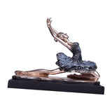 Maxbell European Style Ballet Dancer Figurine Gift Resin for Entrance Shelf Garden A