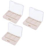 Max Maxb 3x 3 Slots Empty Makeup Palette Powder Eyeshadow Blush Lip Gloss DIY Case