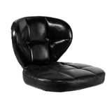 Maxbell Bar Replacement Stool Cover Rotatable Easy to pu Leather for Shop Bar black