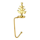 Maxbell Fireplace Hook Hanger Christmas Stocking Holder for Ornament Party Cafe Gold Tree