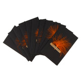 Maxbell Black handmade DIY feather card J