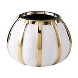 Maxbell Ceramic Vase Desktop Vase Decorative Art Vases for Mantel Wedding Home Decor 16.6cmx11.5cm