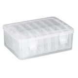 Maxbell Diamond Painting Storage Box with 14 Mini Box Hardware for Thread Charms