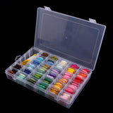 Maxbell 100 Skeins Emmbroidery Floss with Storage Box Sewing Cross Stitch Tool Kits