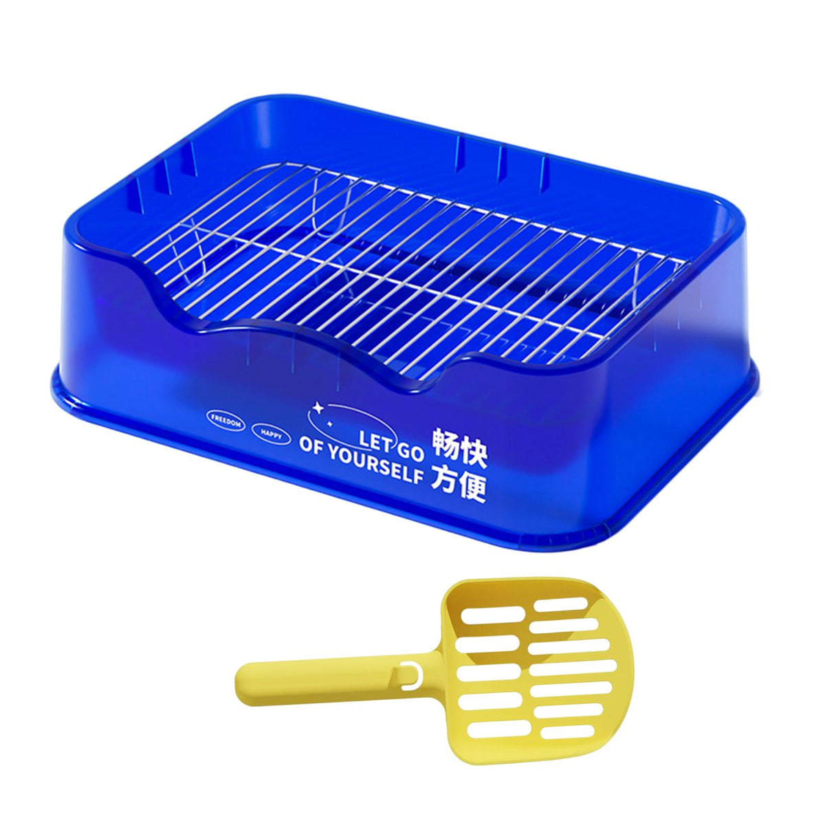 Maxbell Dog Toilet Pets Supplies Dog Potty Pan Training Toilet Bedpan Cat Litter Box Blue
