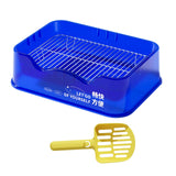 Maxbell Dog Toilet Pets Supplies Dog Potty Pan Training Toilet Bedpan Cat Litter Box Blue