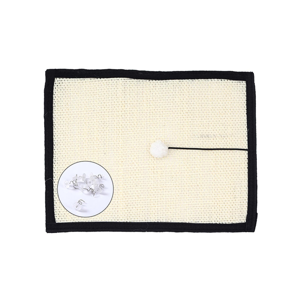 Maxbell Natural Sisal Cat Scratcher Mat Grind Claws Rug Scratch Pad for Couch Seat B