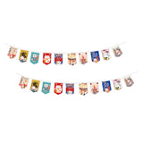 Maxbell Cat String Flag 20Pcs 8x12 Flags Banner Bunting for Izakaya Window Decor StyleD