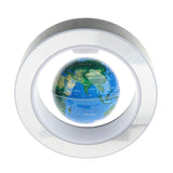 Maxbell 4inch Globe Electronic Magnetic Levitation World Map Home Decor Dark Blue