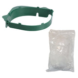 Maxbell 50x Sink Strainer Bag Flexible Elastic for Collecting Kitchen Food Waste 50x with Green Rack