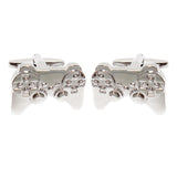 Maxbell Unique Men Multicolor Hand Shank Cufflinks Business Shirt Cufflinks  Silver