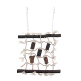 Maxbell Parrot Bird Cage Hammock Toy Decor for Budgies Parakeet Macaw Parrot