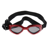 Max Folding Eye Wear Waterproof UV Protection Pet Dog Cat Glasses  Red