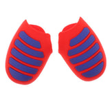 Maxbell Silicone Hand Grip Case Protector for Sony PS4 Slim Controller Blue Red