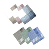 Maxbell 6x Handkerchiefs Men Kerchiefs Men Suit Pocket for Fathers Wedding Grooms