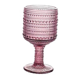 Maxbell Wine Goblet Elegant Champagne Tumbler for Daily Use Anniversary Friends Gift Violet