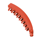 Maxbell Large Hair Claw Clips Matte Frosted Banana Hair Clips Women Girls Hair Clips Orange Frosted
