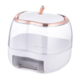 Maxbell 5KG Rice Storage Container Grain Dispenser for Rice White