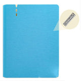 Maxbell 2 Pieces Solid Color Folders Business Storage Writing Board Folder  Blue