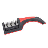 Maxbell Household Fast Knife Sharpener Double-Sided 3-Stage Sharpener Small