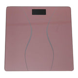 Max 400lb LCD Digital Electronic Bathroom Body Weight Scale Rose Gold