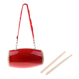 Maxbell Waist Drum Kids Early Learning Adult Waist Drums Durable Musical Gifts 9cmx27cm
