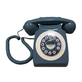 Maxbell Retro Landline Phone Old Style with Redial Classic for Hotel Use Office Home Grey