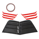 Maxbell Side Window Louvers for Dodge Charger 2011-2021 Durable Replacement