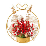 Maxbell Flower Basket Ornament Decoration Festival Harvest for Living Room StyleC