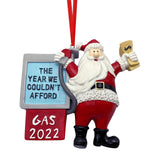 Maxbell Christmas Decoration 2022 Petrol Santa Claus Costume Cosplay for Decor