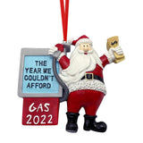 Maxbell Maxbell Christmas Decoration 2022 Petrol Santa Claus Costume Cosplay for Decor