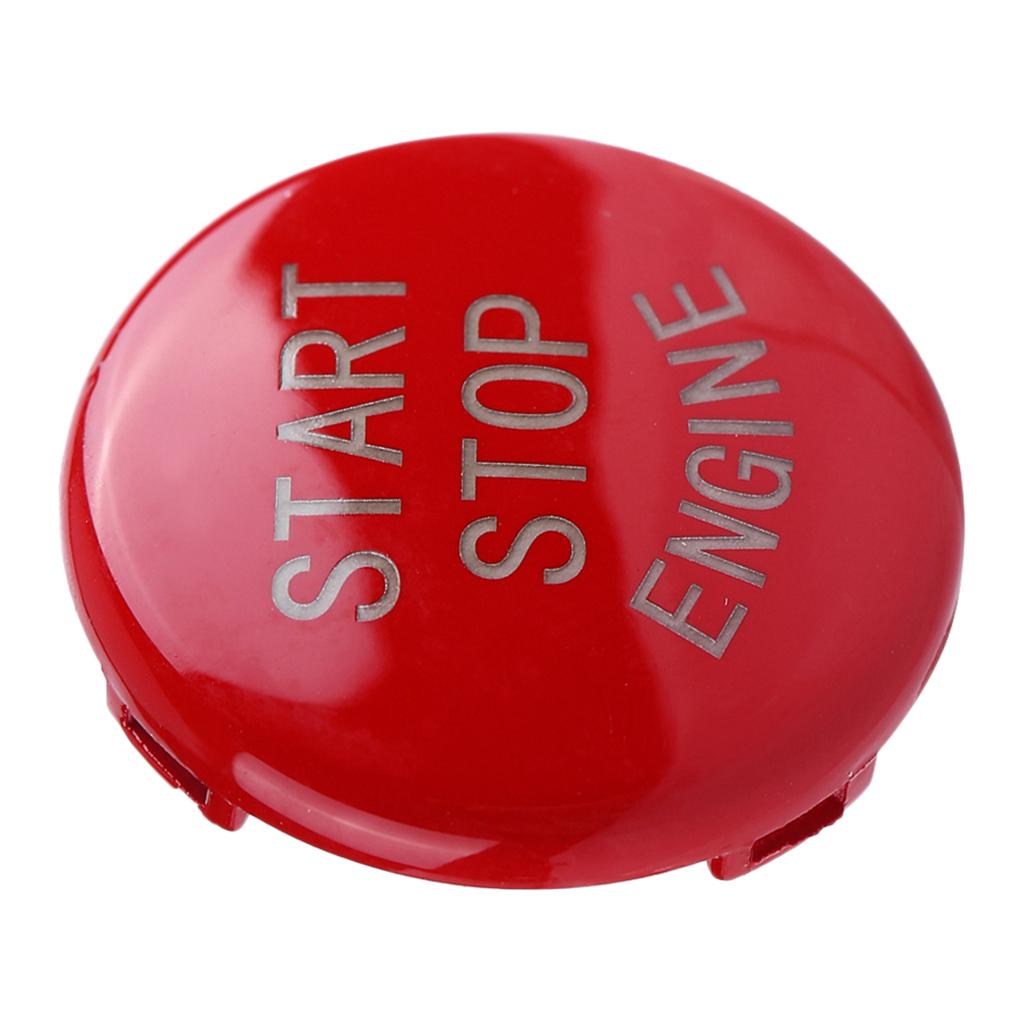 Max Start Stop Engine Button Switch Cover For BMW X1 E84 X3 E83 X5 E70 Red 3