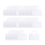 Maxbell 50Pcs Wedding Place Cards Mark Card Elegant for Restaurant Anniversary Decor White