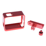 Maxbell Aluminum Alloy Protective Frame Housing Case with GoPro Hero5 6 Accessories Red