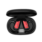 Maxbell Wireless Headset Built in Microphone HiFi V5.2 for Sports Fitness Workout Red