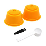 Maxbell 2 Pieces Coffee Filters Easy to Clean DIY Spoon Brush for Yellow