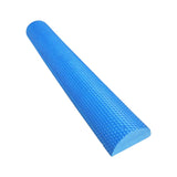 Maxbell Lightweight Yoga Column Roller Foam Roller Massage Semicircle for Home Gym Blue
