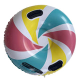 Maxbell Maxbell Winter Snow Tube 35.83inch Kids Adults Sledding Sleigh Inflatable Snow Sled Multicolor