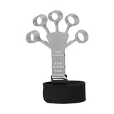 Maxbell Finger Exerciser Hollow Out For Grip Strengthener for Pianists Carpal Tunnel Gray