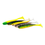 Max 5 Pieces Artificial Baits Soft Fishing Lures Lifelike T Tail Fish Swimbaits
