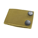 Maxbell Nylon Duty Belt Buckle Fixing Wide Belt for Travel Outdoor Accessories Khaki