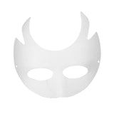 Maxbell Masquerade Mask Adjustable Paintable Mask Kids Craft for Party Cosplay Decor 20.5cmx19.5cm