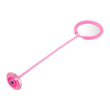 Maxbell Skip Ball Outdoor Exercise Fitness Toys Ankle Ring Swing Ball for Kid Pink