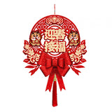 Maxbell Chinese New Year Blessing Hanging Decoration Decor for Door Living Room Tree Style F