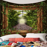 Maxbell 1x 3D Decorative Tapestries Wall Hanging Tapestry DIY For Indoor Outdoor  E
