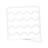 Maxbell Household Closets Shelf Dividers Adjustable for Drawer Cabinet White